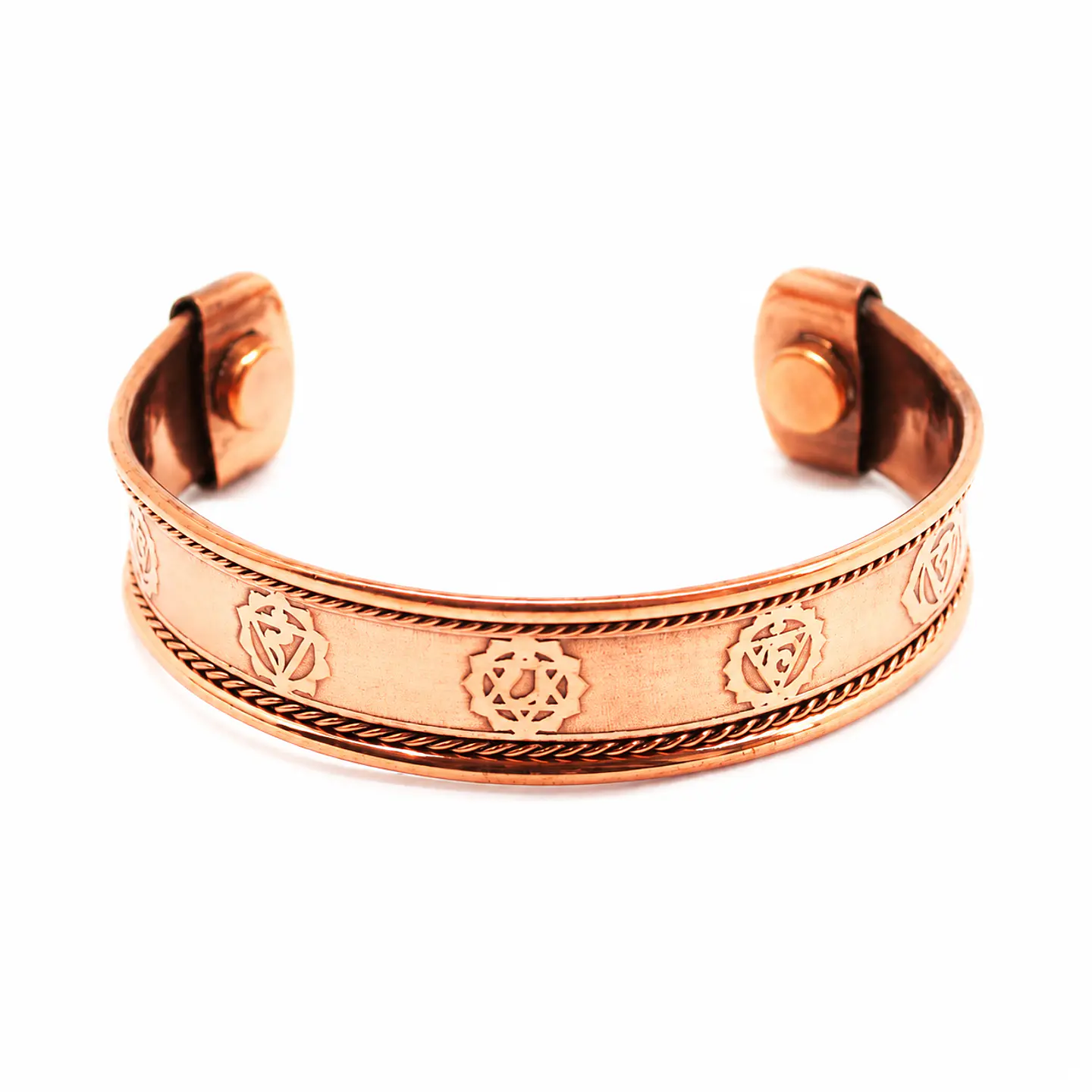 Pulseira de Cobre Magnética — 7 Chakras 1