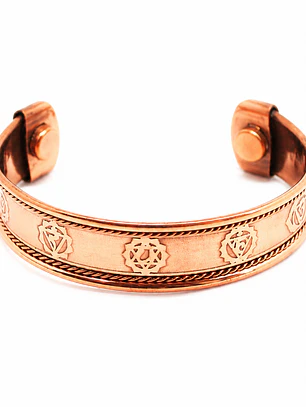 Pulseira de Cobre Magnética — 7 Chakras
