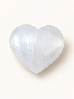 Coração de Selenite — 2,5 cm
