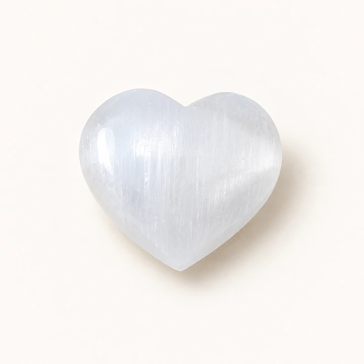 Coração de Selenite — 2,5 cm 1