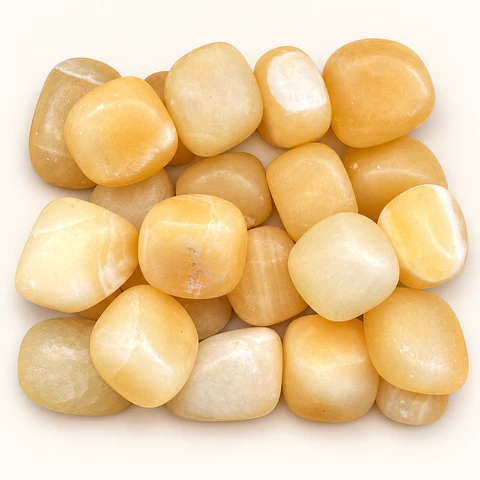 Calcite Amarela Rolada 1-2cm