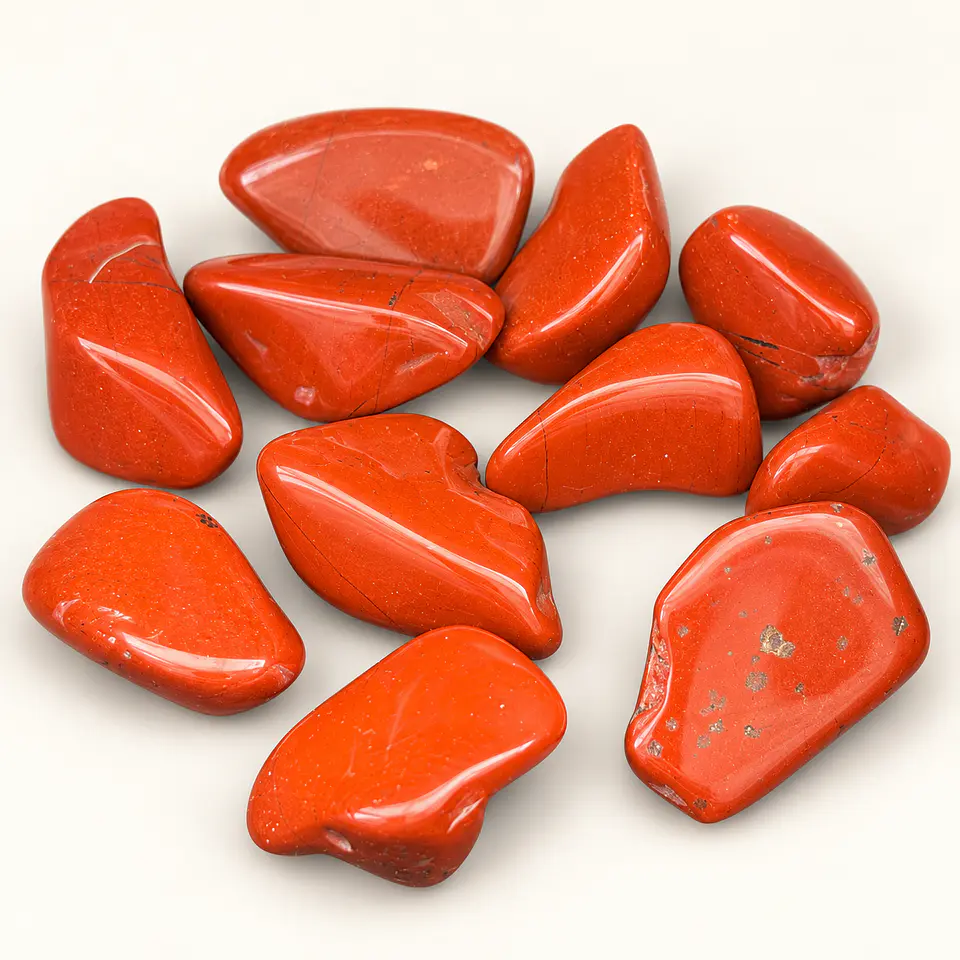 Jaspe Vermelho Rolado 1-2cm 1