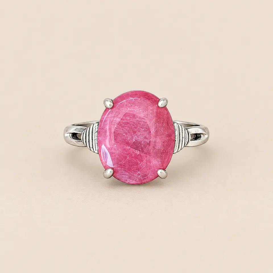 Anel de rodonite — ajustável 1
