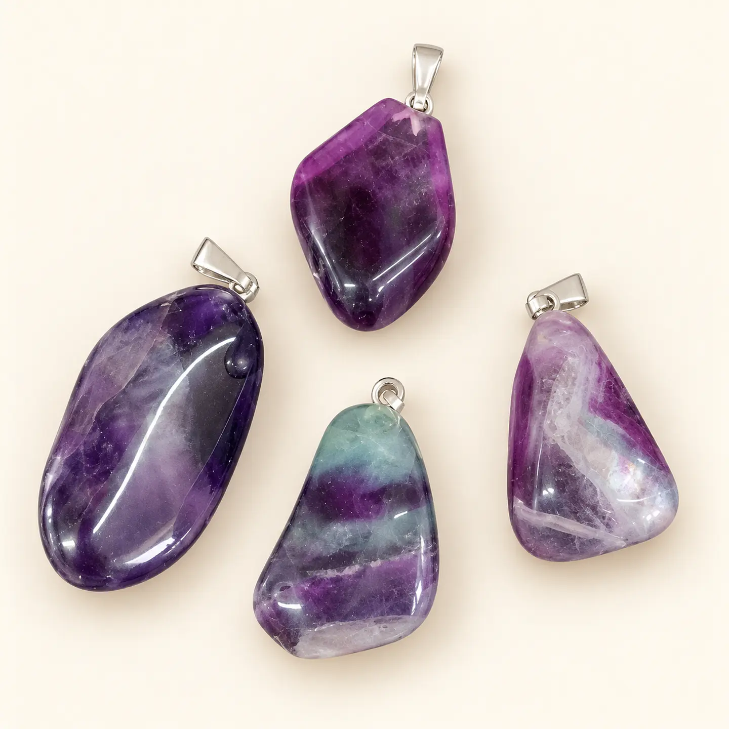 Pendente de Fluorite Natural 1