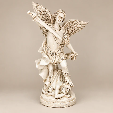 Estátua Arcanjo Miguel 24cms