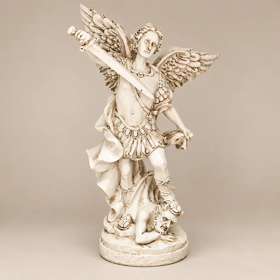 Estátua Arcanjo Miguel 24cms 1