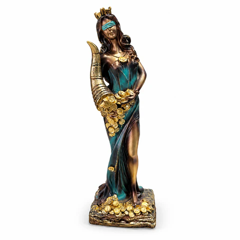 Deusa da Fortuna — Estátua Decorativa, 29 cm