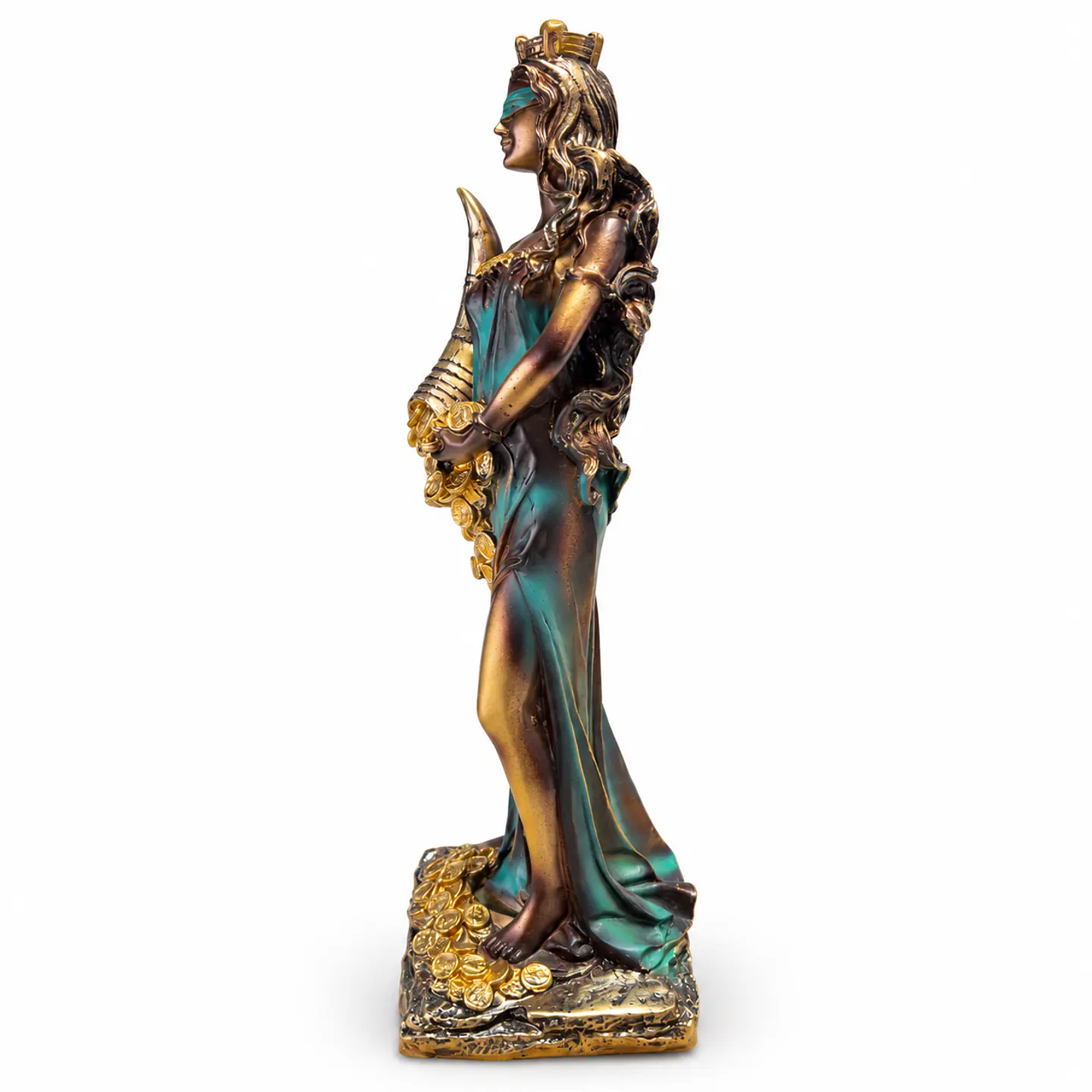 Deusa da Fortuna — Estátua Decorativa, 29 cm 3