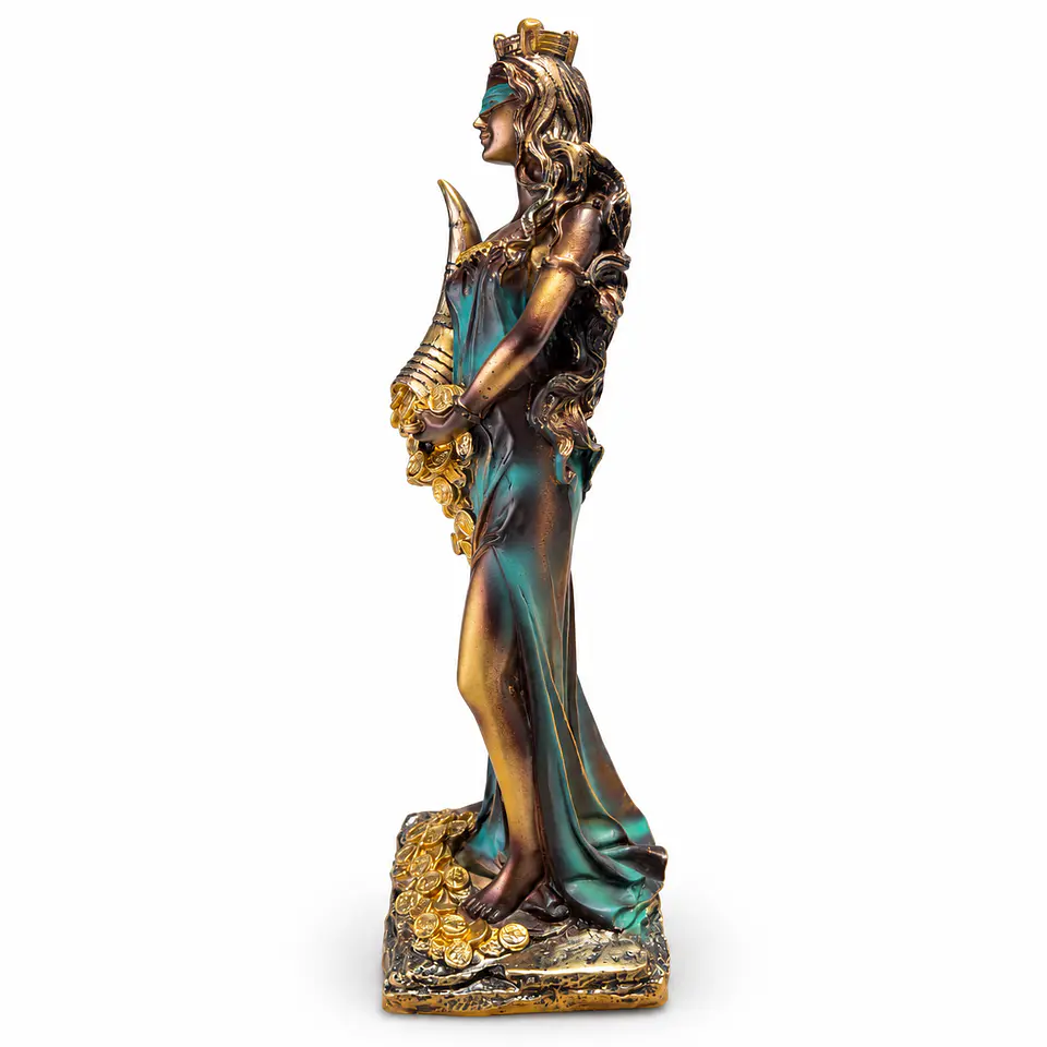 Deusa da Fortuna — Estátua Decorativa, 29 cm 3