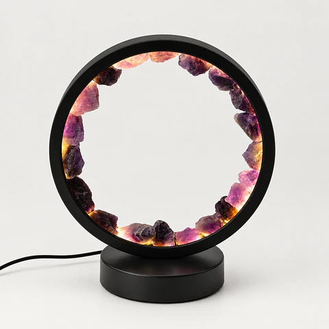 Candeeiro Halo Espírito Zen — Ametista