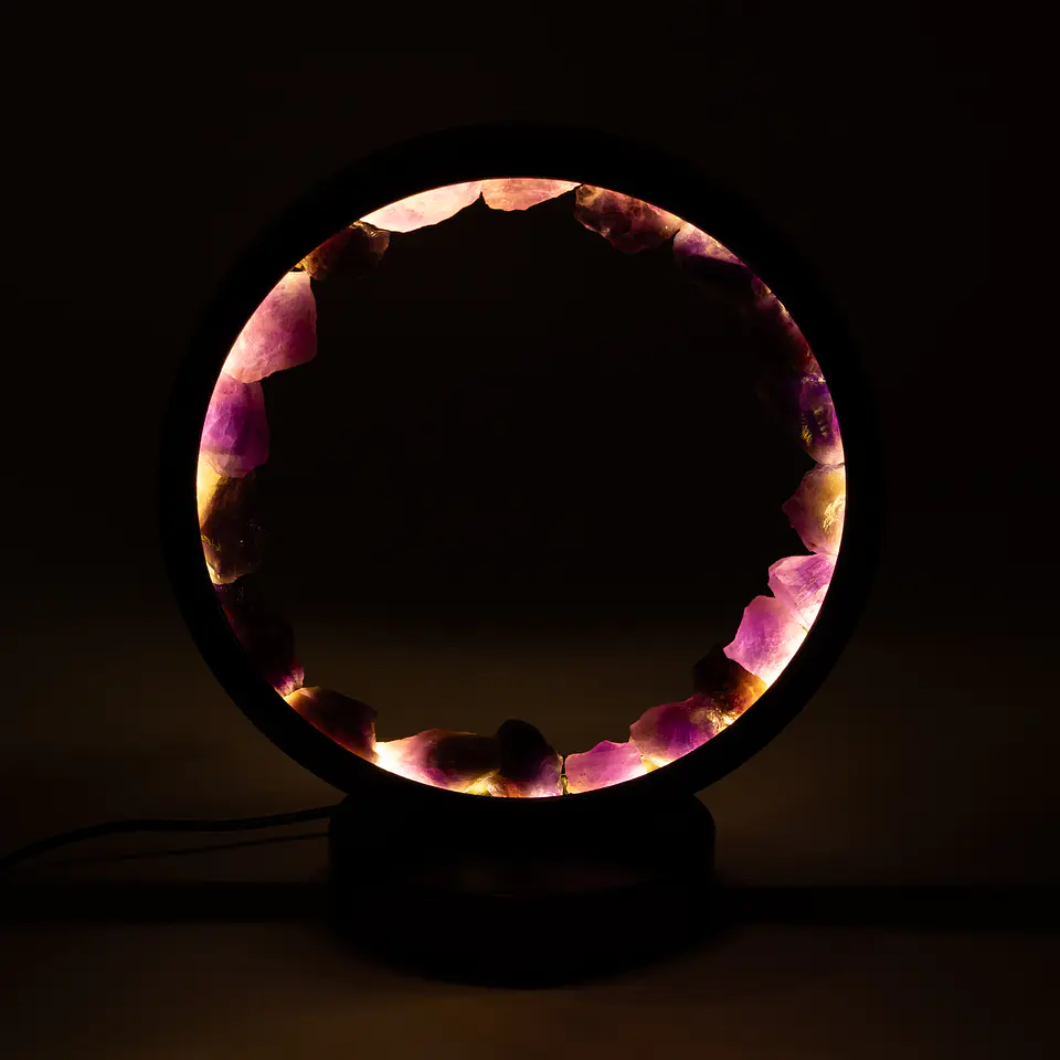 Candeeiro Halo Espírito Zen — Ametista 2