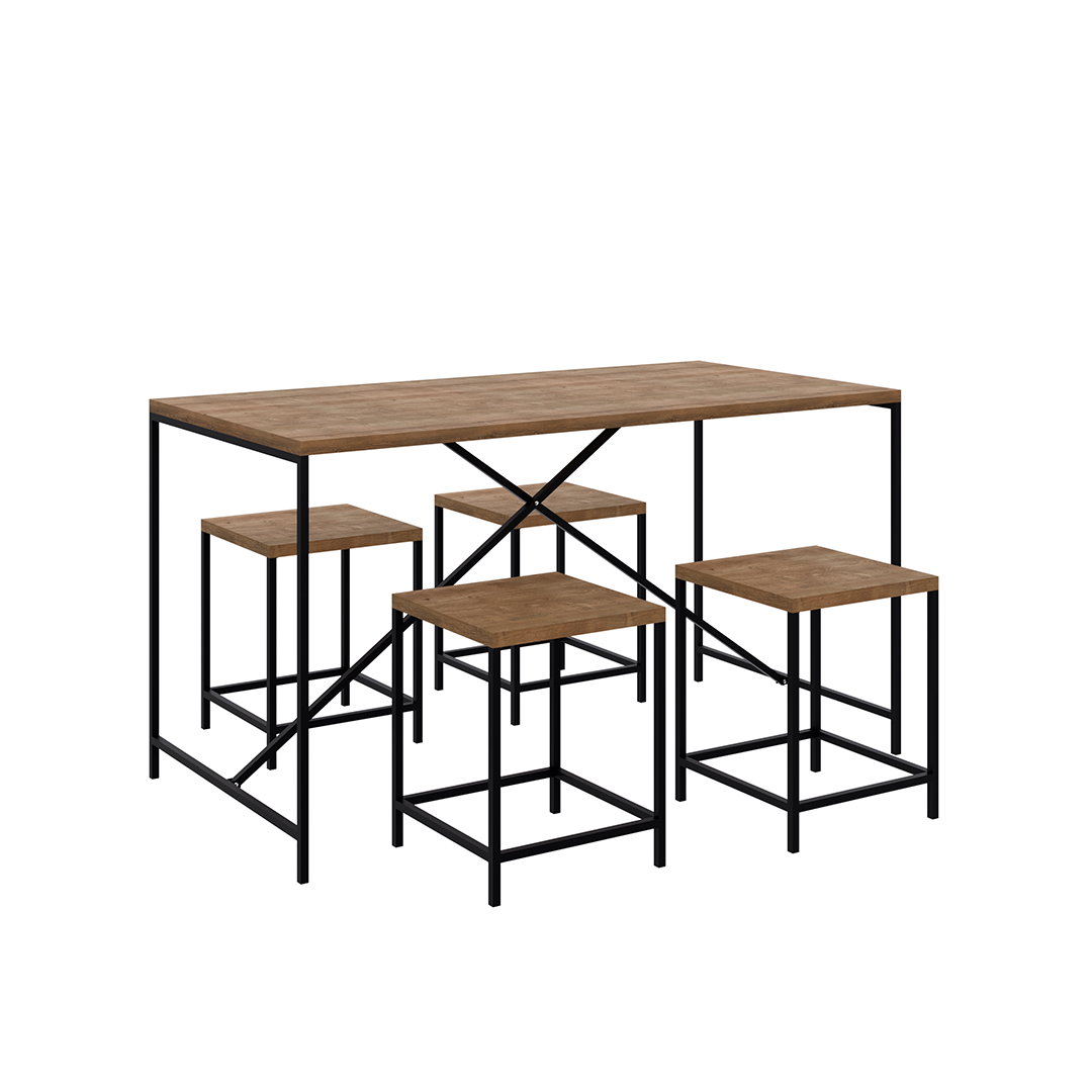 Comedor Bajo Steel Quadra  2