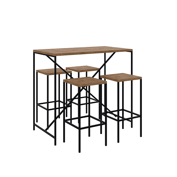 Comedor Alto Steel Quadra  (2)