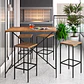 2 Pisos de Comedor Steel Quadra Alto  - Miniatura 3