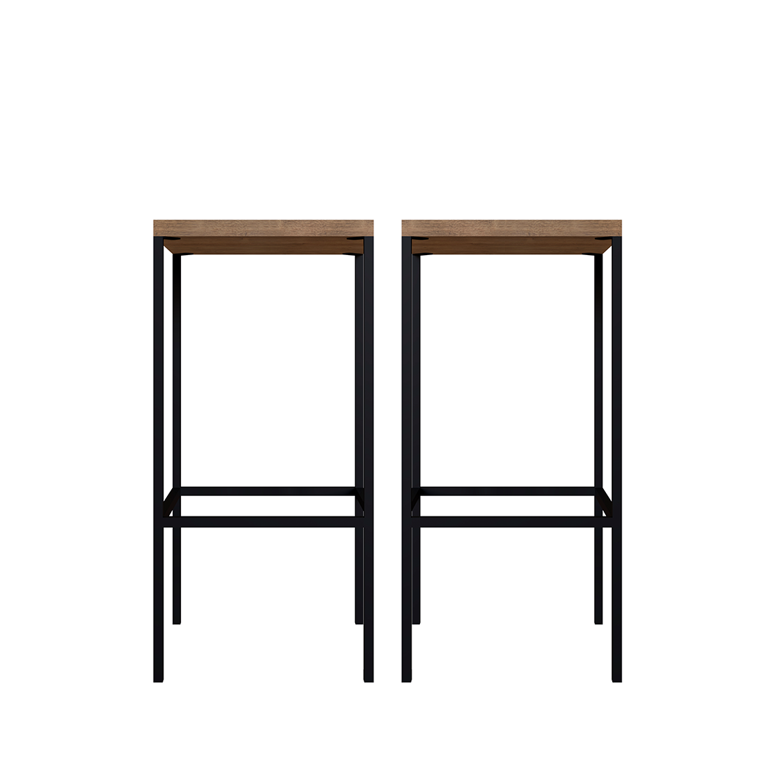 2 Pisos de Comedor Steel Quadra Alto  2