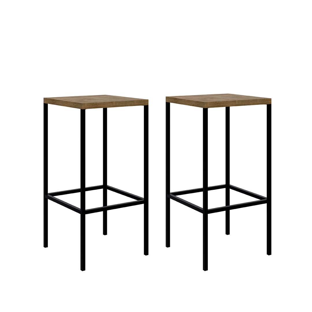 2 Pisos de Comedor Steel Quadra Alto  1