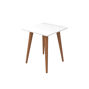 Mesa Lateral Kaira Blanco. Gloss