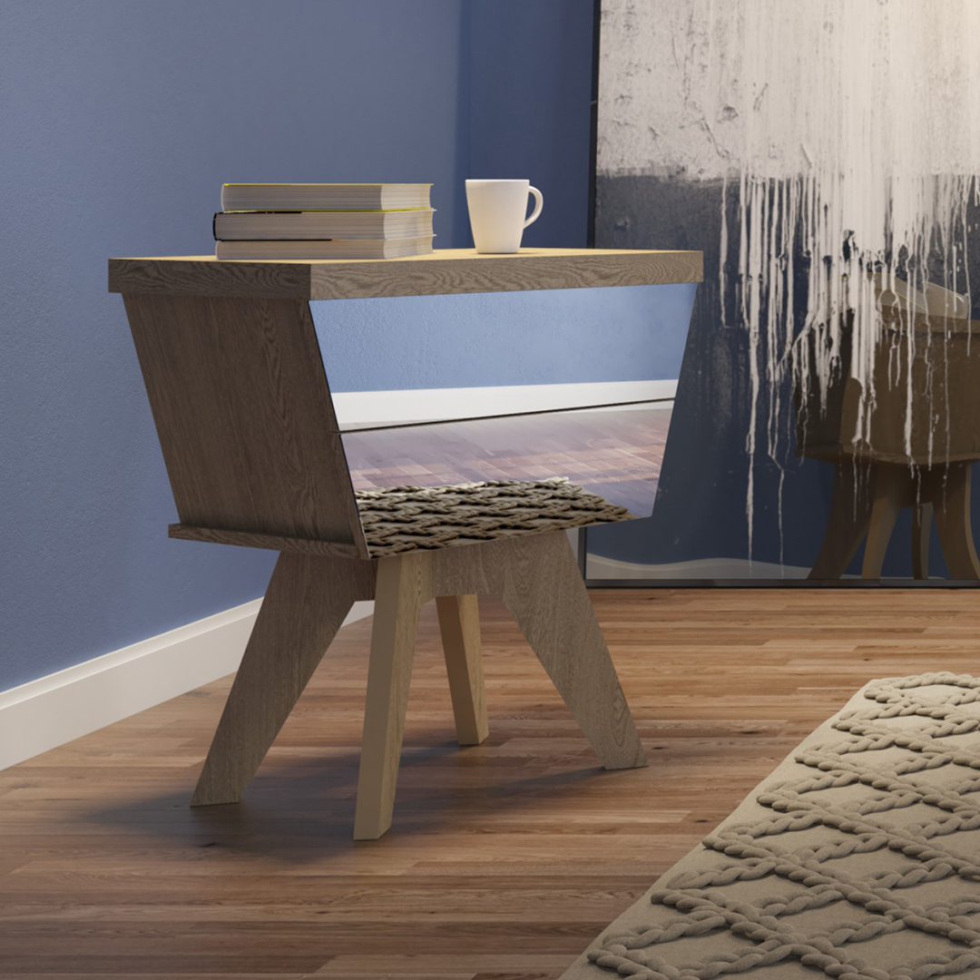 Velador Dubai tw722E Nogal 1