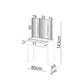 Tocador Roma Off White/ Tw130L Off White - Miniatura 3