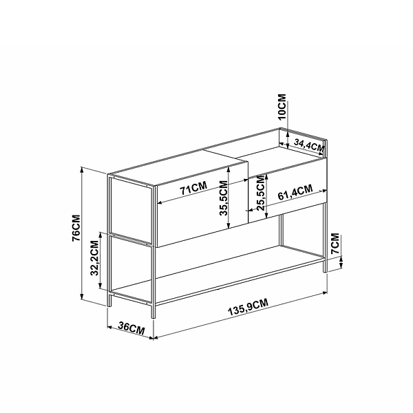 Buffet Steel Quadra 27851 (4)