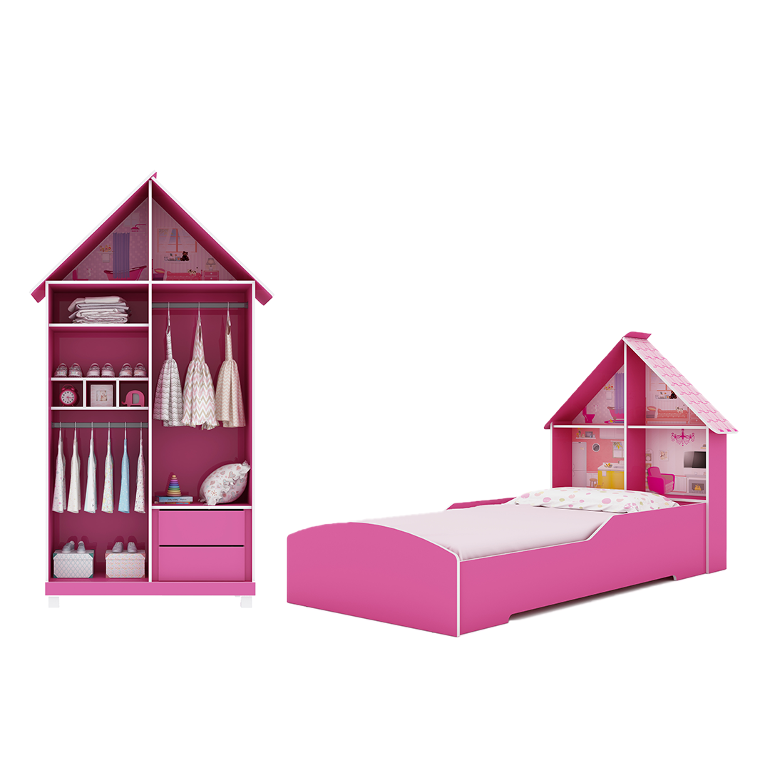Cama + Closet Casinha 2