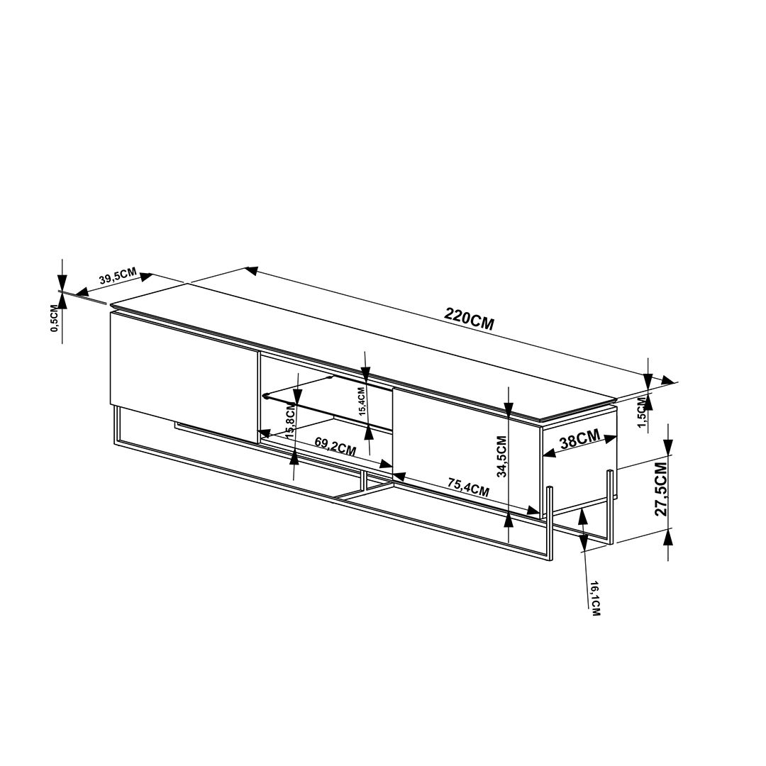 Rack Vesta Blanco Pata Negra 2.2 3