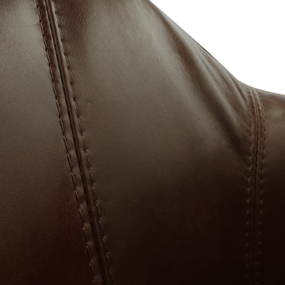 Poltrona Chloe Toffee 100% Cuero 3