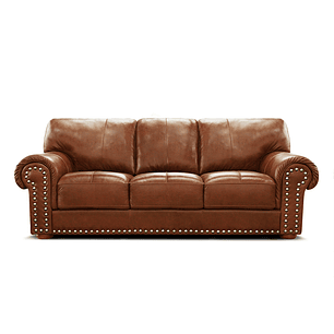 Sofá Kouros 2035 Camel 100% Cuero