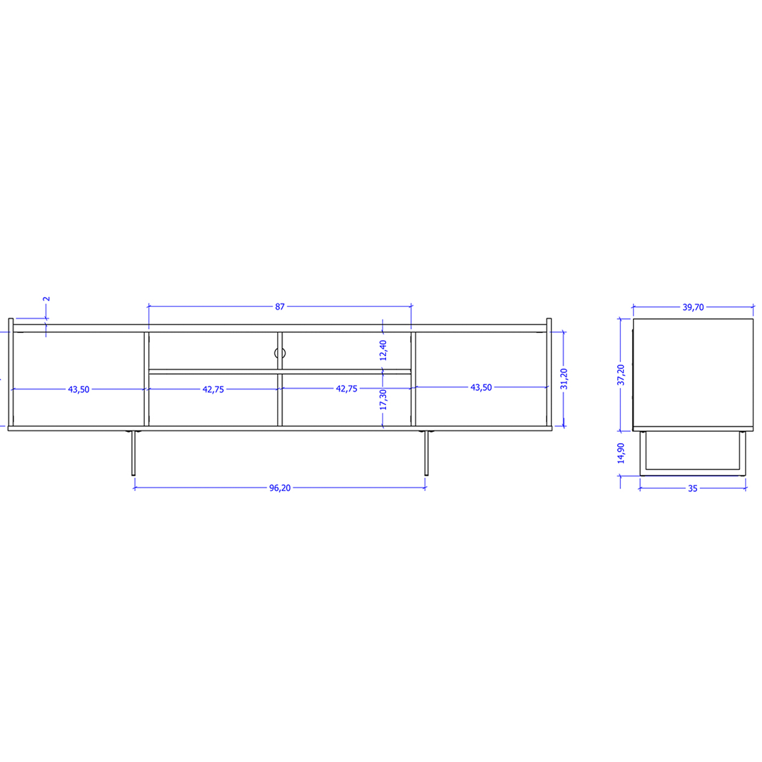 Rack Winston 1.8 Blanco 7