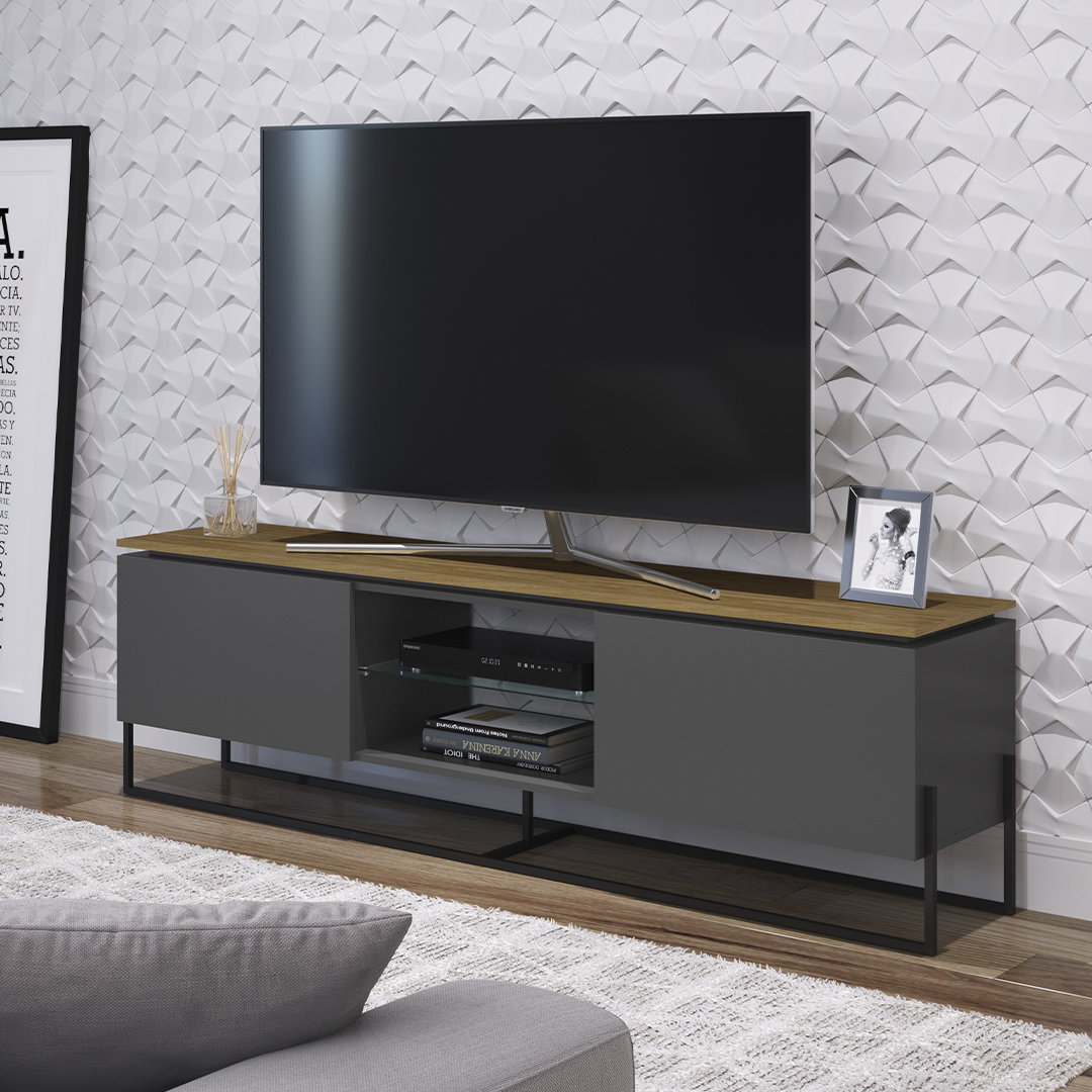 Rack Vesta Gris Pata Negra 1.8  1