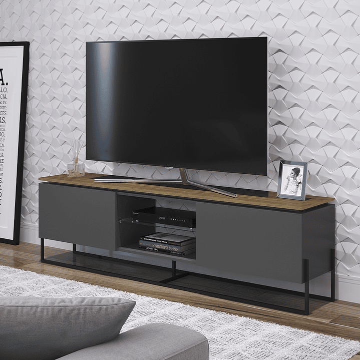 Rack Vesta Gris Pata Negra 1.8  1