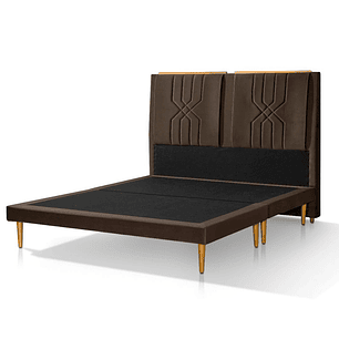 Cama Astro 2 Plazas Chocolate