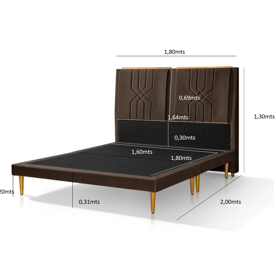 Cama Astro King Chocolate 3