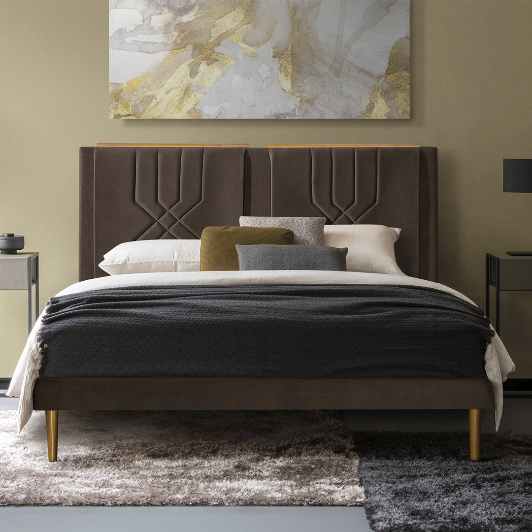 Cama Astro 2 Plazas Chocolate 1