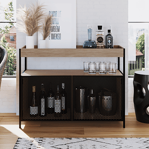 Buffet Bar Steel York 27899