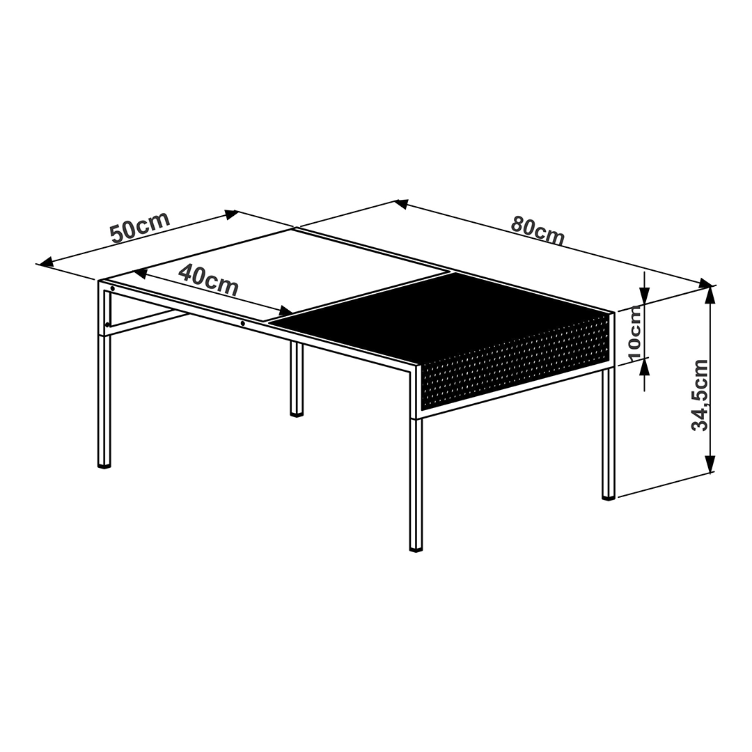 Mesa de Centro Steel York 27904 3