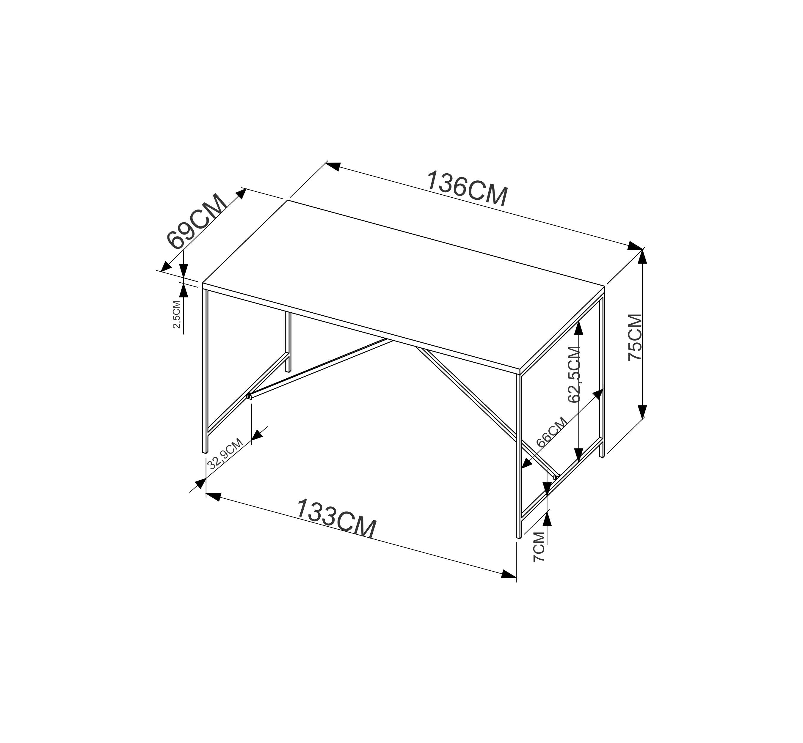 Comedor York 27923 + Bancas  4