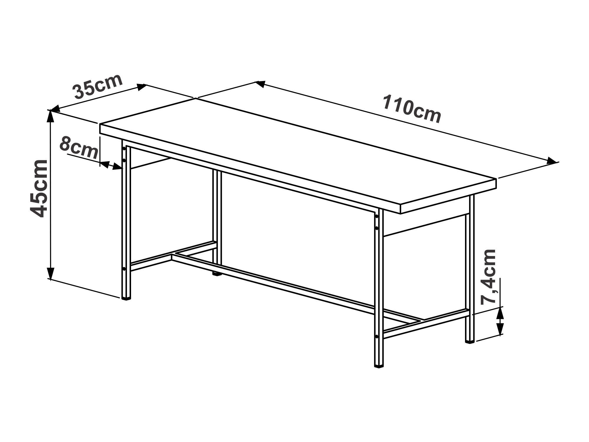 Comedor York 27926 + Bancas y Butacas 4