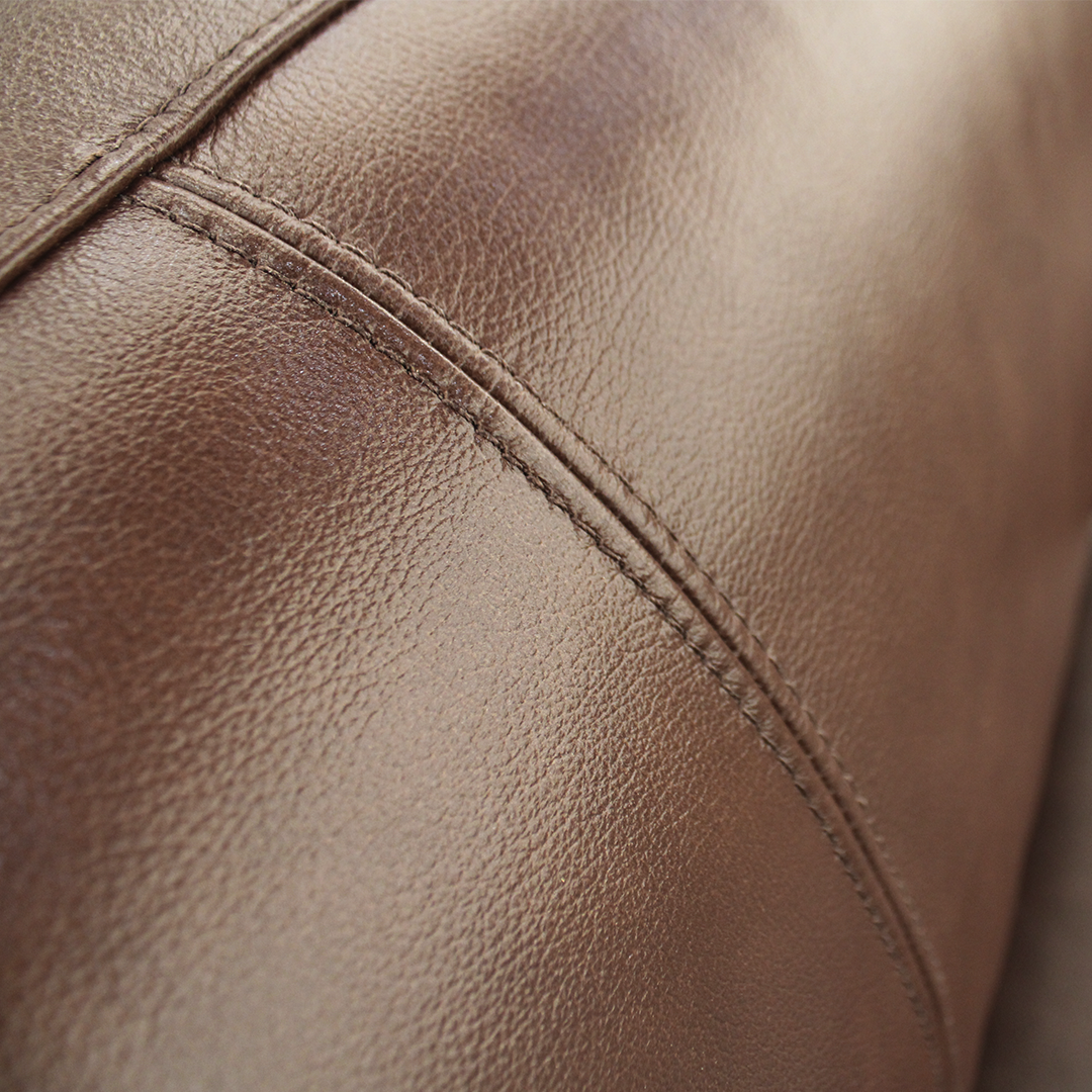 Sofá 2040 Chocolate 100% Cuero 3Cuerpos 6