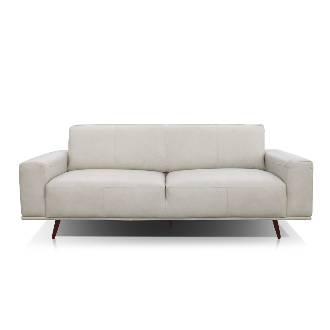 Sofá 2040 Gris 100% Cuero 3 Cuerpo 2