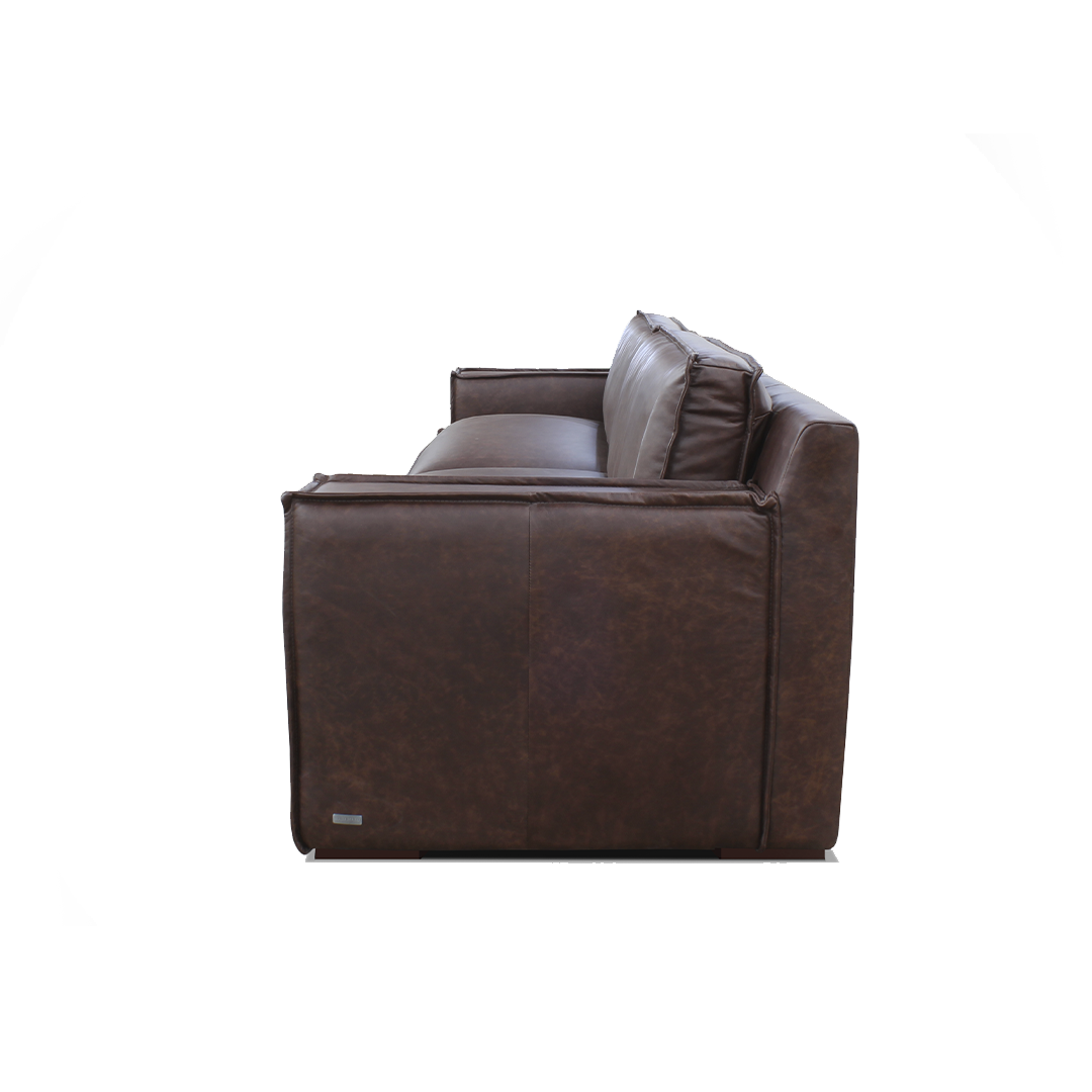 Sofá 3035 Toffee 100% Cuero  3Cuerpo 3