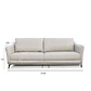 Sofá 3060 Gris 100% Cuero   2 Cuerp - Miniatura 4