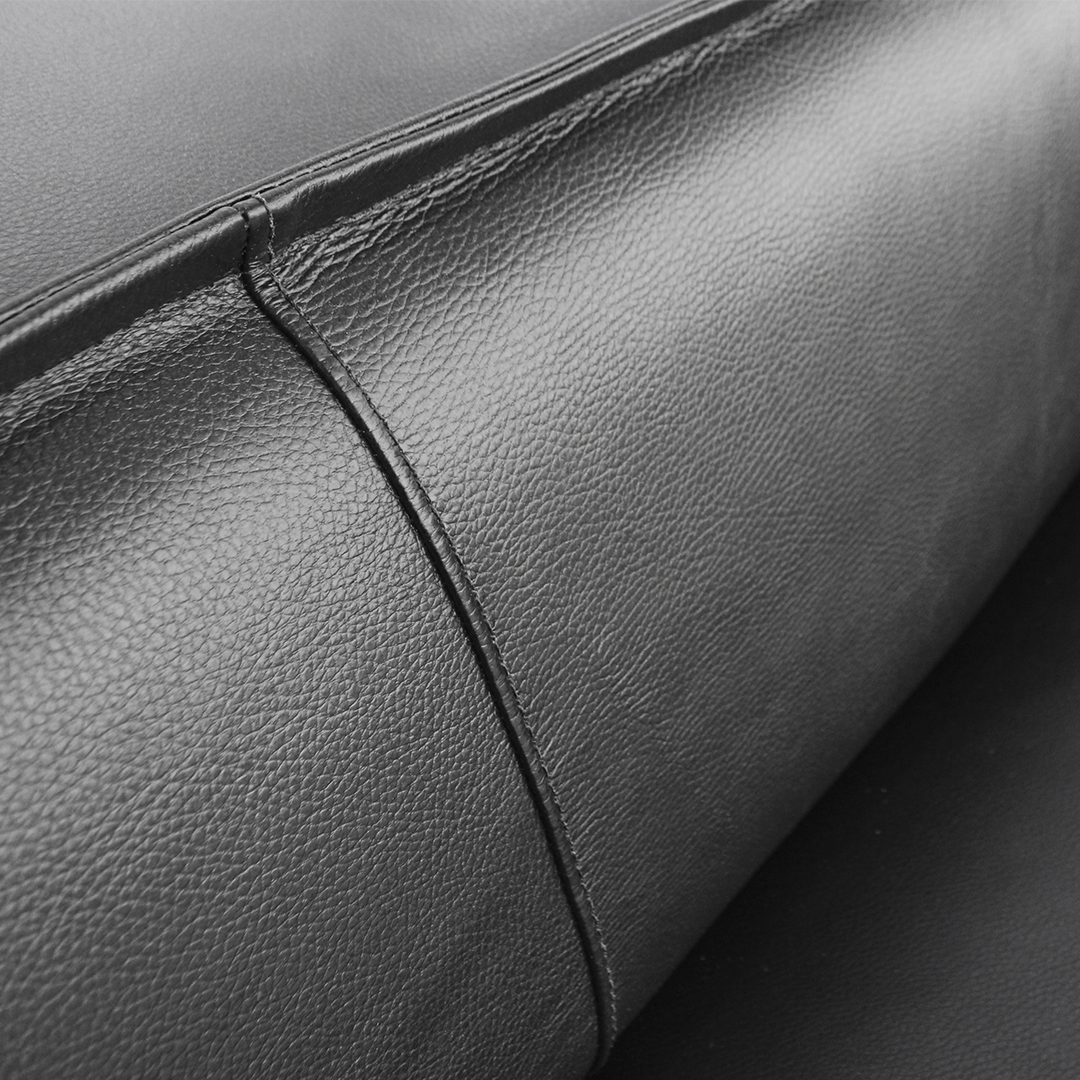 Sofá Aramís Negro 2039 100% Cuero 2039 5