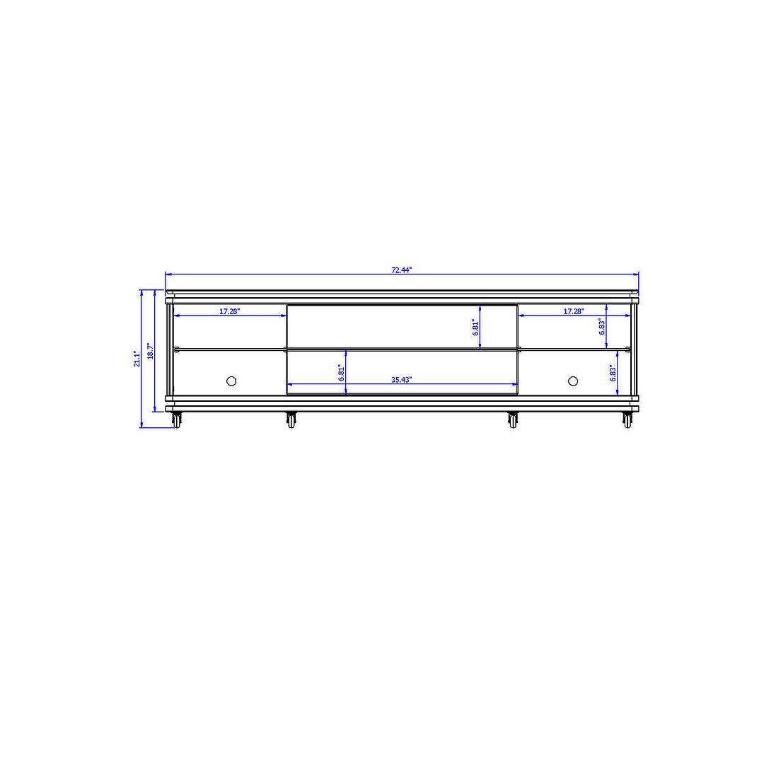 Panel Allure + Rack Lewis 1.8 Gris - Image 8