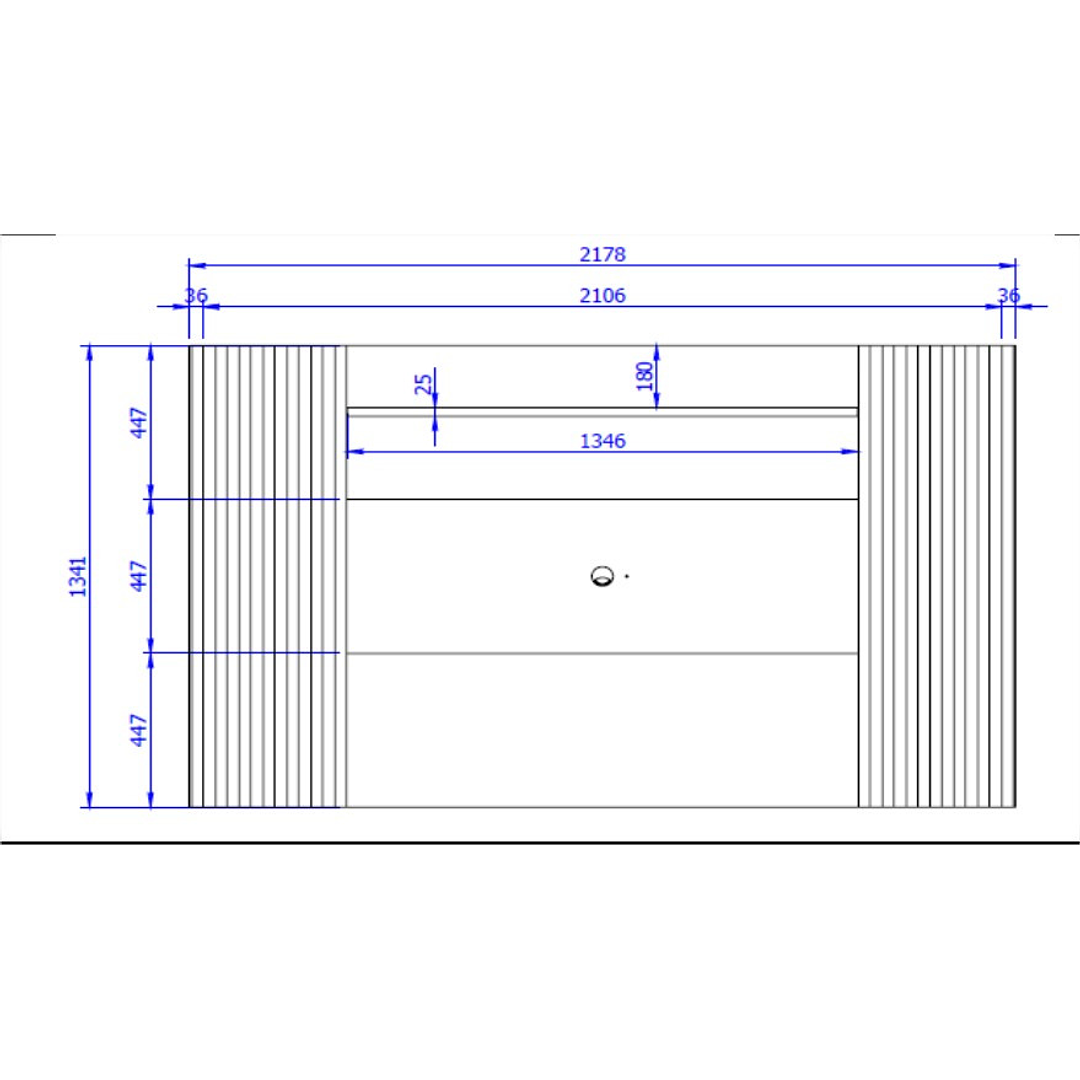 Panel Allure + Rack Lewis 2.1 Gris - Image 7