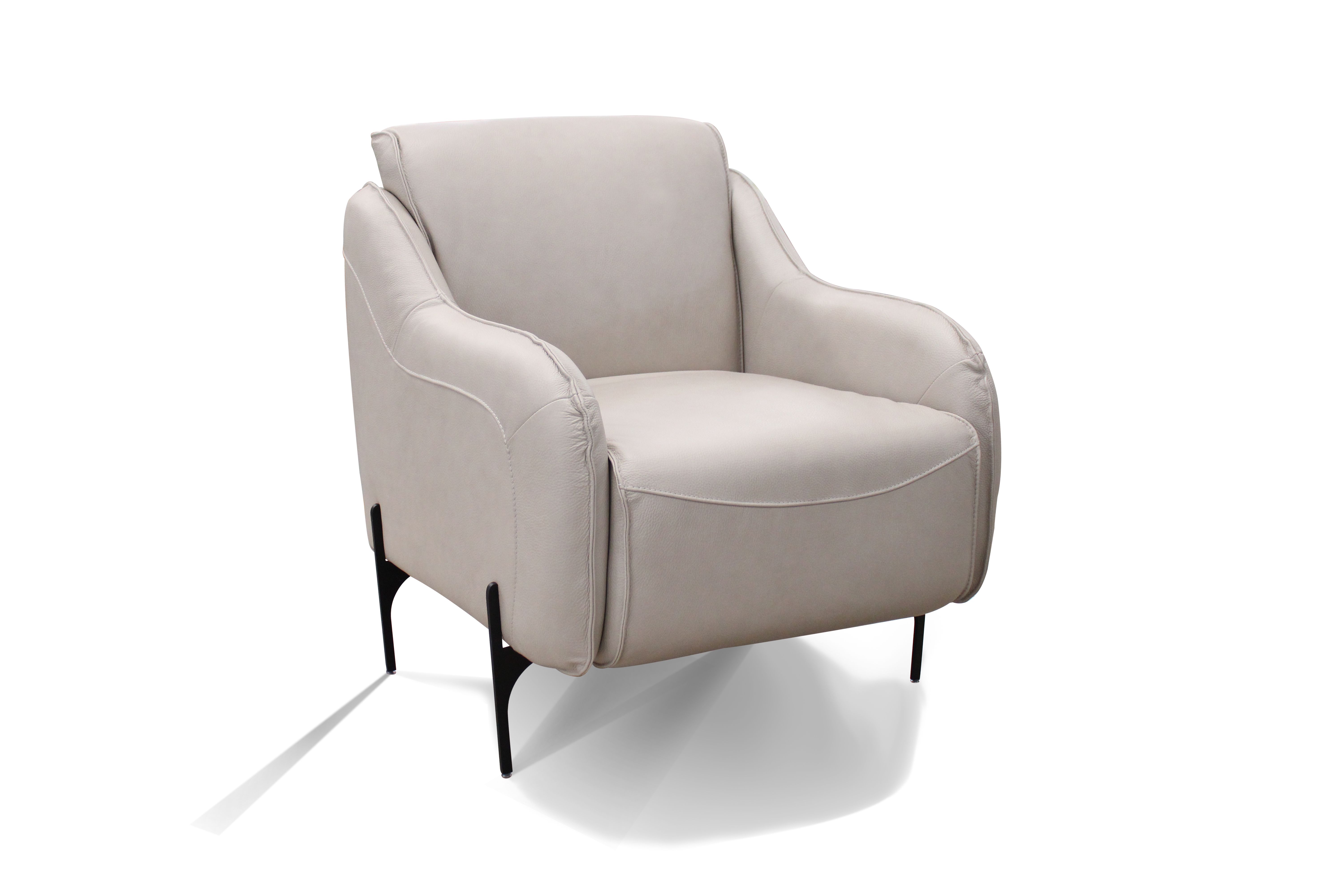 Poltrona Kenzo Gris 1001 100% Cuero 2