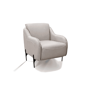 Poltrona Kenzo Gris 1001 100% Cuero