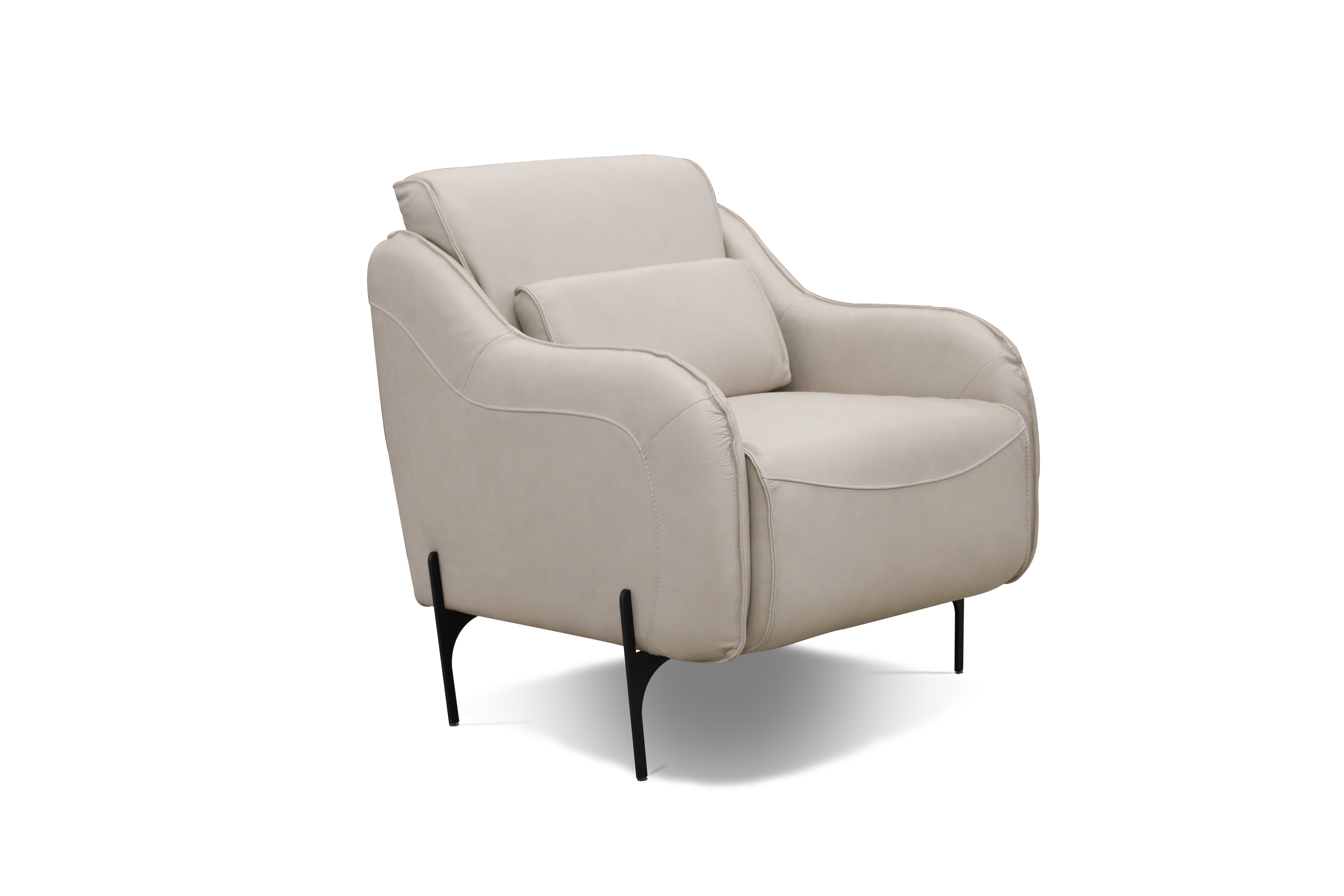 Poltrona Kenzo Gris 1001 100% Cuero 1