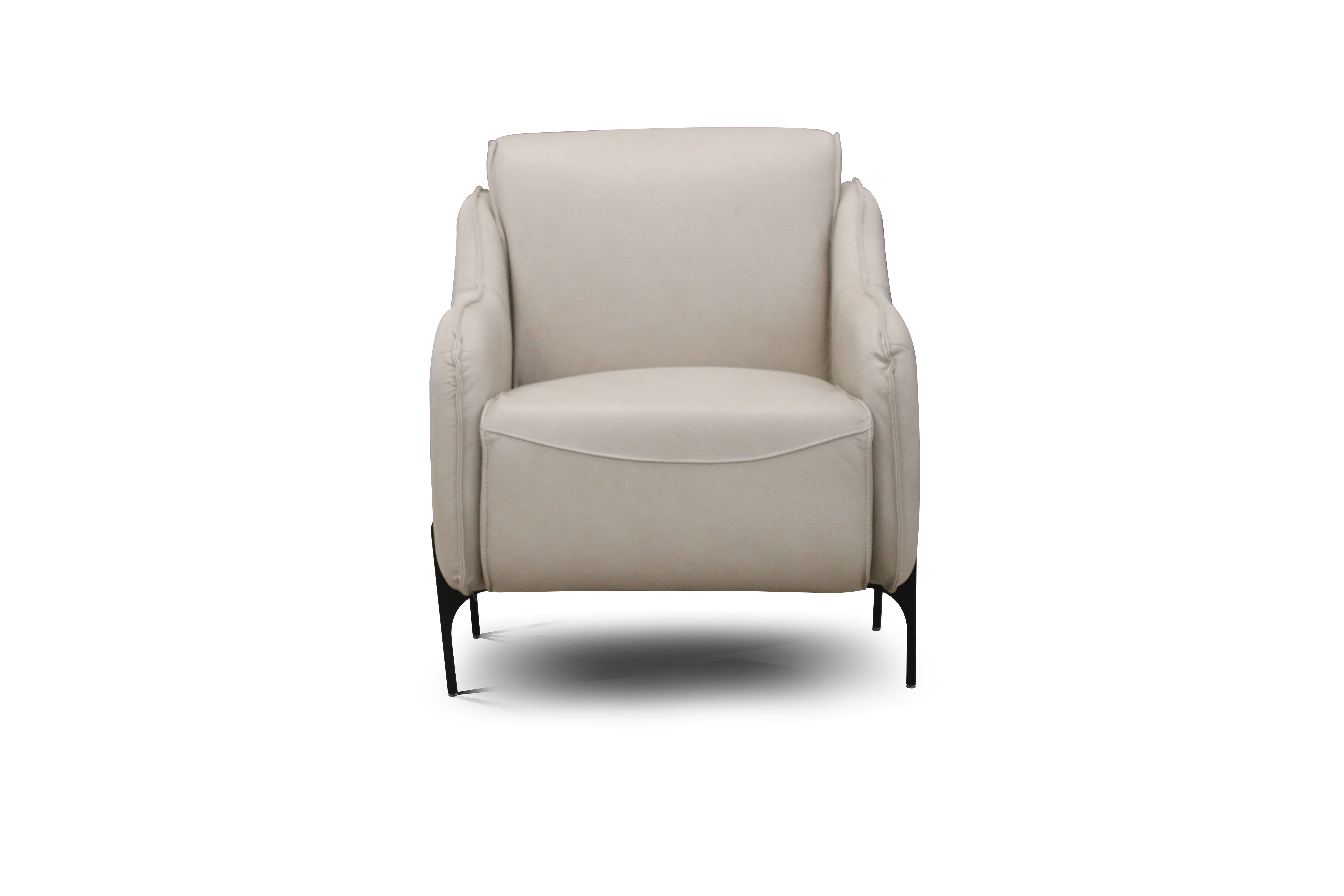 Poltrona Kenzo Gris 1001 100% Cuero 3