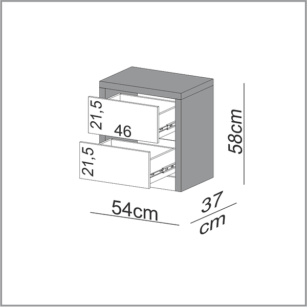 Velador Tw141 Espejado Castaño (3)